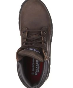 Skechers Women's Work Relaxed Fit Workshire - Peril ST Boot, Brown -Clothing & Footwear store 76561 1 1