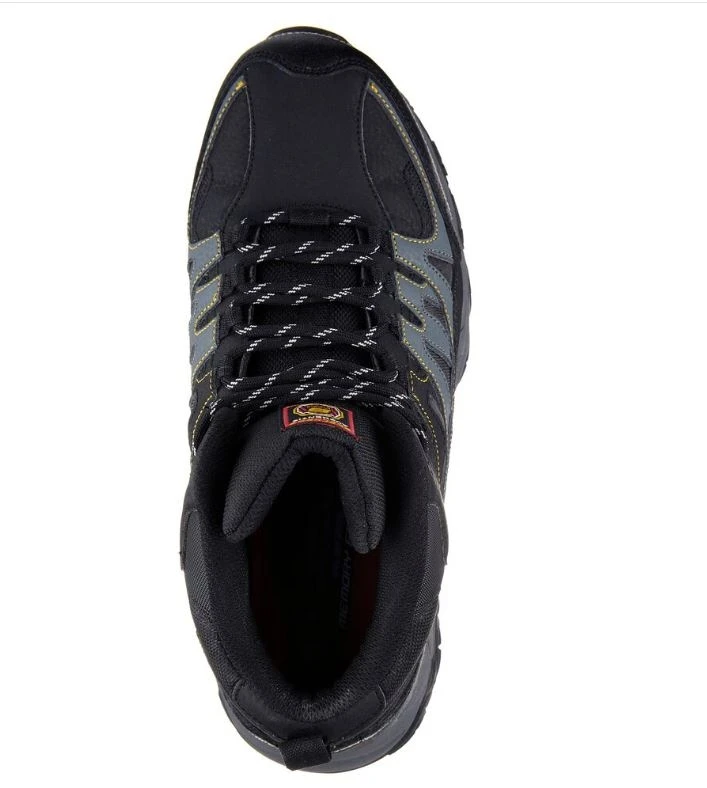 Skechers Men's Work Relaxed Fit Holdredge - Rebem ST Show, Black/Charcoal 4 Skechers Men's Work Relaxed Fit Holdredge - Rebem ST Show, Black/Charcoal - Image 2