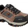 Skechers Men's Work Greetah Comp Toe Shoe, Brown/Black