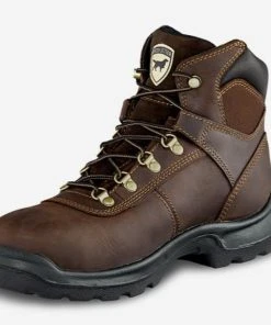 Irish Setter Ely Men's 6 in. Waterproof Leather Safety Toe Boot, Brown -Clothing & Footwear store 83618 2 1 1