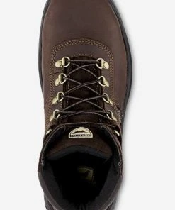 Irish Setter Ely Men's 6 in. Waterproof Leather Safety Toe Boot, Brown -Clothing & Footwear store 83618 3 1