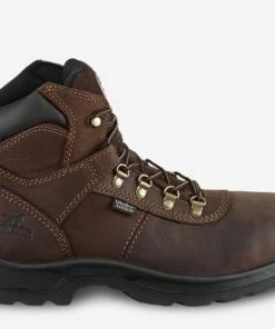 Irish Setter Ely Men's 6 in. Waterproof Leather Safety Toe Boot, Brown -Clothing & Footwear store 83618 5 1 1