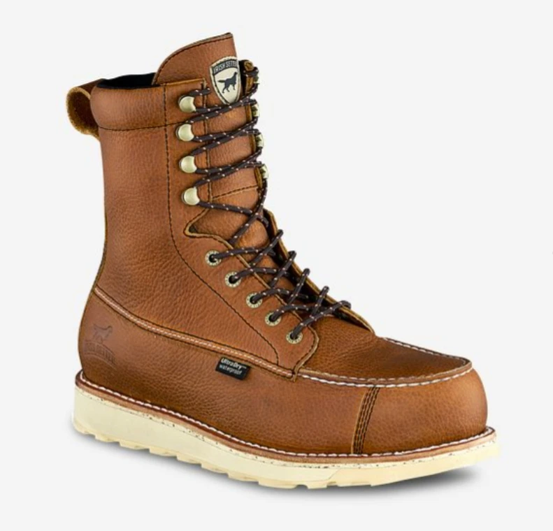 Irish Setter Wingshooter Men's 8 in. Waterproof Leather Safety Toe Boot, Brown 3 Irish Setter Wingshooter Men's 8 in. Waterproof Leather Safety Toe Boot, Brown