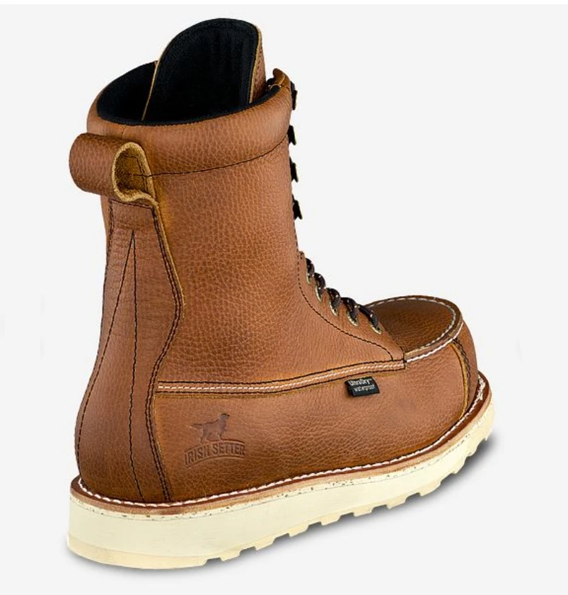 Irish Setter Wingshooter Men's 8 in. Waterproof Leather Safety Toe Boot, Brown 4 Irish Setter Wingshooter Men's 8 in. Waterproof Leather Safety Toe Boot, Brown - Image 2