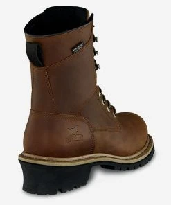 Irish Setter Mesabi Men's 8" Waterproof Leather Safety Toe Logger Boot 10 Irish Setter Mesabi Men's 8" Waterproof Leather Safety Toe Logger Boot -Clothing & Footwear store 83834 2
