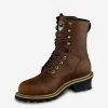Irish Setter Mesabi Men's 8" Waterproof Leather Safety Toe Logger Boot 2 Irish Setter Mesabi Men's 8" Waterproof Leather Safety Toe Logger Boot -Clothing & Footwear store 83834 3 1