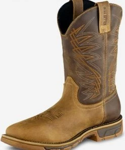 Irish Setter Marshall Men's 11 in. Waterproof Leather Safety Toe Pull-On Boot, Brown 9 Irish Setter Marshall Men's 11 in. Waterproof Leather Safety Toe Pull-On Boot, Brown -Clothing & Footwear store 83912 2 1 1