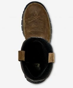 Irish Setter Two Harbors Men's 11 in. Waterproof Leather Safety Toe Pull-On Boot, Brown 10 Irish Setter Two Harbors Men's 11 in. Waterproof Leather Safety Toe Pull-On Boot, Brown -Clothing & Footwear store 83966 3 1