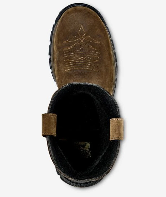 Irish Setter Two Harbors Men's 11 in. Waterproof Leather Safety Toe Pull-On Boot, Brown 6 Irish Setter Two Harbors Men's 11 in. Waterproof Leather Safety Toe Pull-On Boot, Brown - Image 4