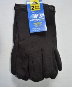 Wells Lamont Fleece-Lined Jersey Gloves - Large, 2 Pack