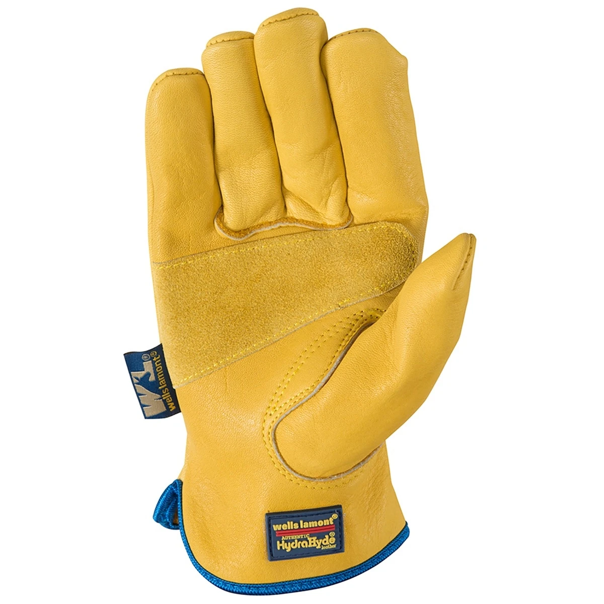 Wells Lamont 1168 HydraHyde Full Leather Slip-On Work Gloves 5 Wells Lamont 1168 HydraHyde Full Leather Slip-On Work Gloves - Image 3