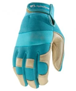Wells Lamont 3204 Women’s HydraHyde Hybrid Leather Palm Work Gloves - Medium
