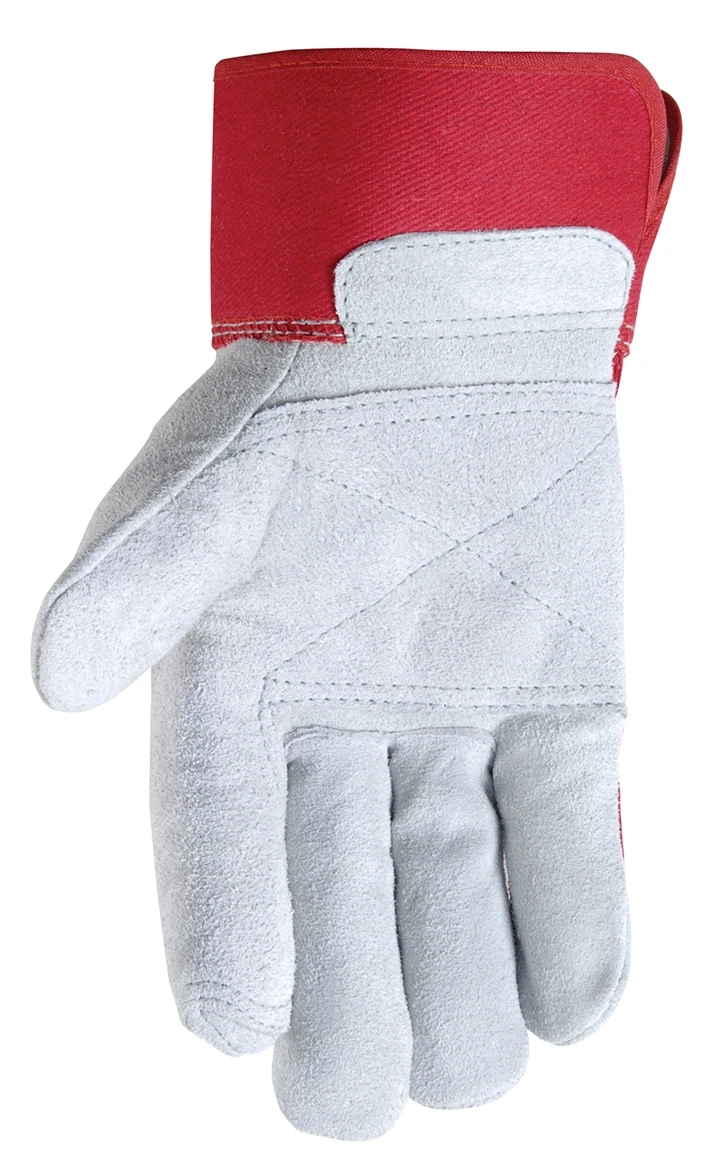 Wells Lamont Double Leather Palm w/ Safety Cuff Gloves Size Large 3 Wells Lamont Double Leather Palm w/ Safety Cuff Gloves Size Large