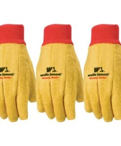 Wells Lamont 300F Handy Andy Chore Gloves, 3 - Pack - Large