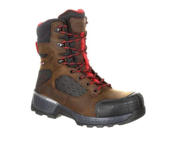 ROCKY TREADFLEX COMPOSITE TOE WATERPROOF 8" WORK BOOT 3 ROCKY TREADFLEX COMPOSITE TOE WATERPROOF 8" WORK BOOT