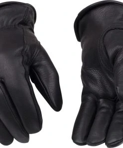 Kinco Lined Black Premium Deerskin Driver Glove