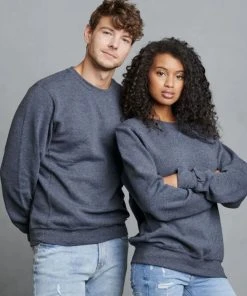 Russell Athletic Men's Dri-Power Fleece Crew 8 Russell Athletic Men's Dri-Power Fleece Crew -Clothing & Footwear store black heather 3 1