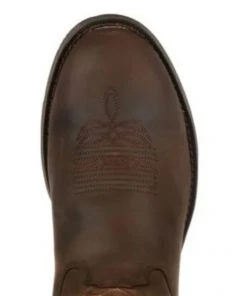 Durango Men's Rebel™ Chocolate Pull-On Western Boot 12 Durango Men's Rebel™ Chocolate Pull-On Western Boot -Clothing & Footwear store db5464 4