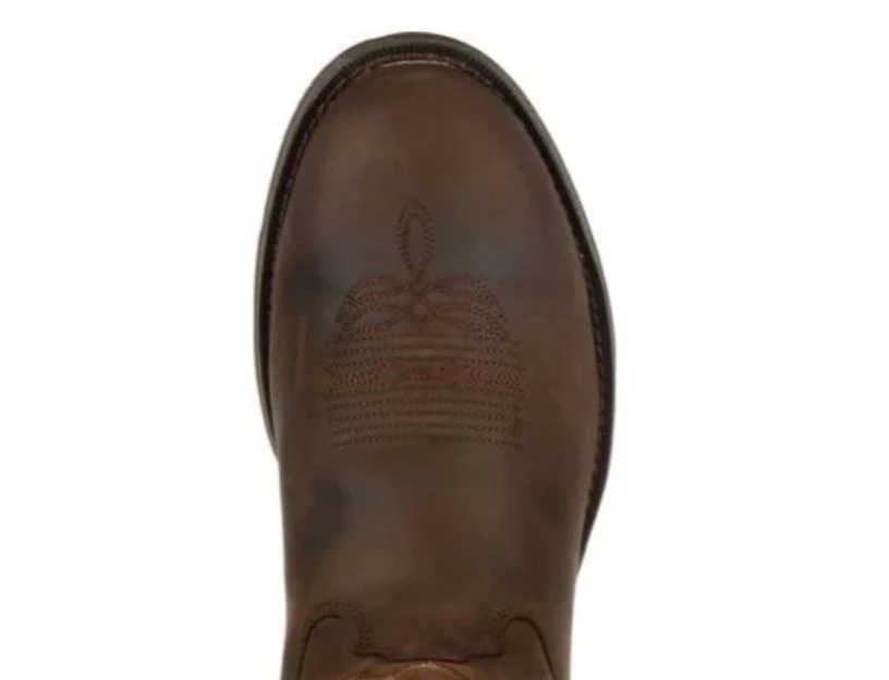 Durango Men's Rebel™ Chocolate Pull-On Western Boot 7 Durango Men's Rebel™ Chocolate Pull-On Western Boot - Image 5