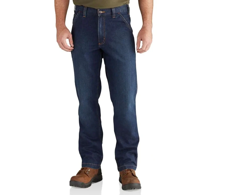Carhartt Rugged Flex Relaxed Fit Utility Jean - Superior Blue 3 Carhartt Rugged Flex Relaxed Fit Utility Jean - Superior Blue