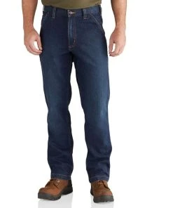 Carhartt Rugged Flex Relaxed Fit Utility Jean - Superior Blue