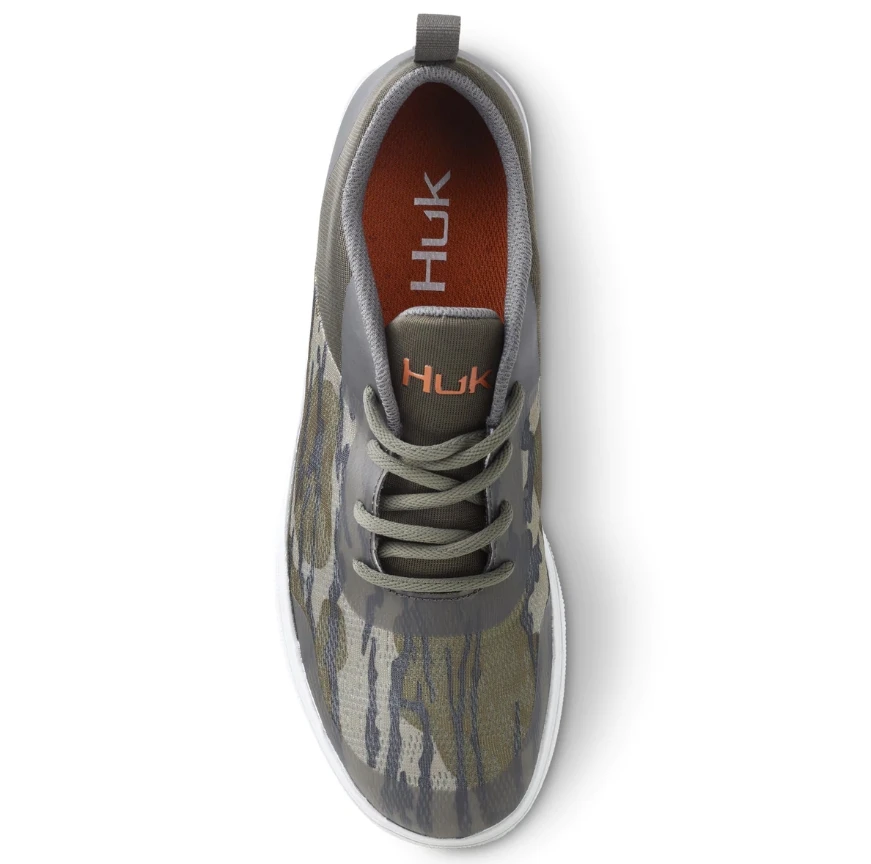 Huk Men's Mahi Lace-Up Shoes, Mossy Oak Bottomland 6 Huk Men's Mahi Lace-Up Shoes, Mossy Oak Bottomland - Image 4