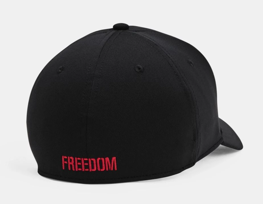 Under Armour Men's Freedom Blitzing Hat, Black/Red 4 Under Armour Men's Freedom Blitzing Hat, Black/Red - Image 2