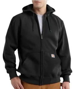 Carhartt Rain Defender Paxton Heavyweight Hooded Zip-Front Sweatshirt