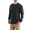 Carhartt Workwear Long-Sleeve Graphic Logo T-Shirt -Clothing & Footwear store k231blk 1