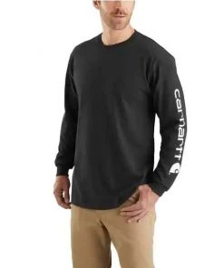 Carhartt Workwear Long-Sleeve Graphic Logo T-Shirt