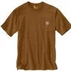 Carhartt Loose Fit Heavyweight Short-Sleeve Pocket T-Shirt Oiled Walnut Heather 1 Carhartt Loose Fit Heavyweight Short-Sleeve Pocket T-Shirt Oiled Walnut Heather -Clothing & Footwear store k87 b00 1