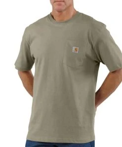 Carhartt Loose Fit Heavyweight Short-Sleeve Pocket T-Shirt Desert