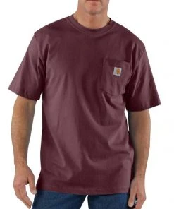 Carhartt Loose Fit Heavyweight Short-Sleeve Pocket T-Shirt Port