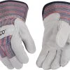 Kinco Kids' Suede Leather Palm with Safety Cuff Glove -Clothing & Footwear store kids1500 on hands 2