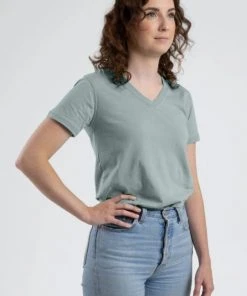 Berne Women's Performance V-Neck Short Sleeve Tee -Clothing & Footwear store lead 1