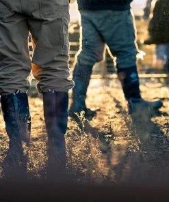 Muck Men's Boot MuckMaster Gold Work Boots - Brown -Clothing & Footwear store mmg 998 3 1