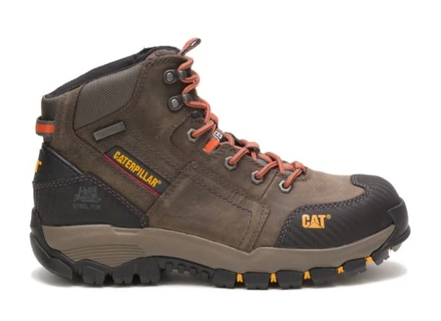CAT Men's Navigator Mid Waterproof Steel Toe Work Boot - Dark Gull Grey 3 CAT Men's Navigator Mid Waterproof Steel Toe Work Boot - Dark Gull Grey
