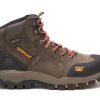 CAT Men's Navigator Mid Waterproof Steel Toe Work Boot - Dark Gull Grey -Clothing & Footwear store p90613 navigator st