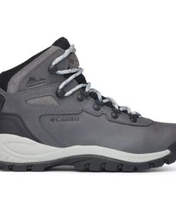 Columbia Women's Newton Ridge Plus Waterproof Hiking Boot, Quarry/Cool Wave