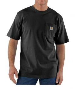 Carhartt Loose Fit Heavyweight Short-Sleeve Pocket T-Shirt Black