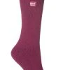 Grabber Heat Holders Women's Original Socks - Deep Fuchsia -Clothing & Footwear store women s original solid crew socks women s original socks 9 600x
